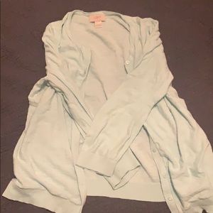 Light blue loft cardigan
